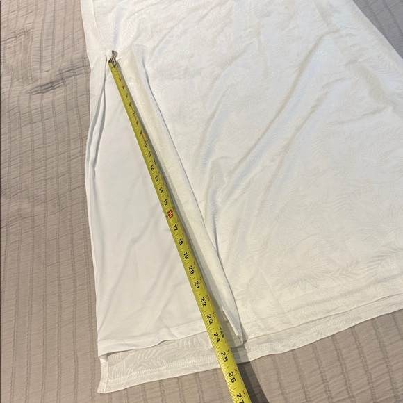 Princess Polly NWT Elegant Cream White  Maxi Skirt Lined w Side Slit 8 see VIDEO - Picture 7 of 7